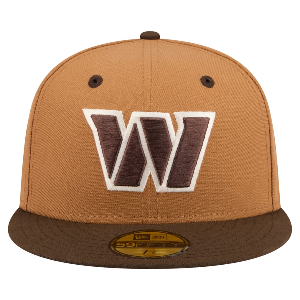Men's Washington Commanders Light Brown/Dark Brown Two-Tone Walnut 59FIFTY Fitted Hat