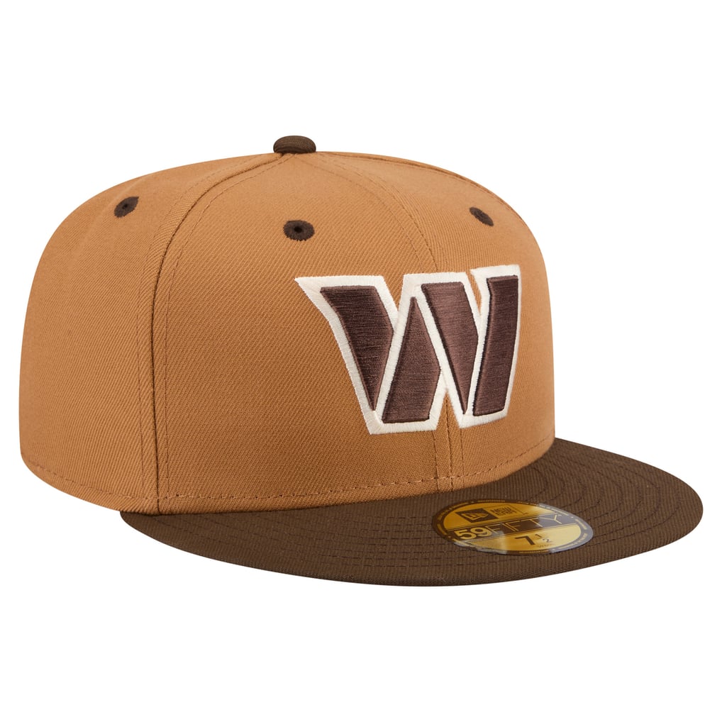 Men's Washington Commanders Light Brown/Dark Brown Two-Tone Walnut 59FIFTY Fitted Hat