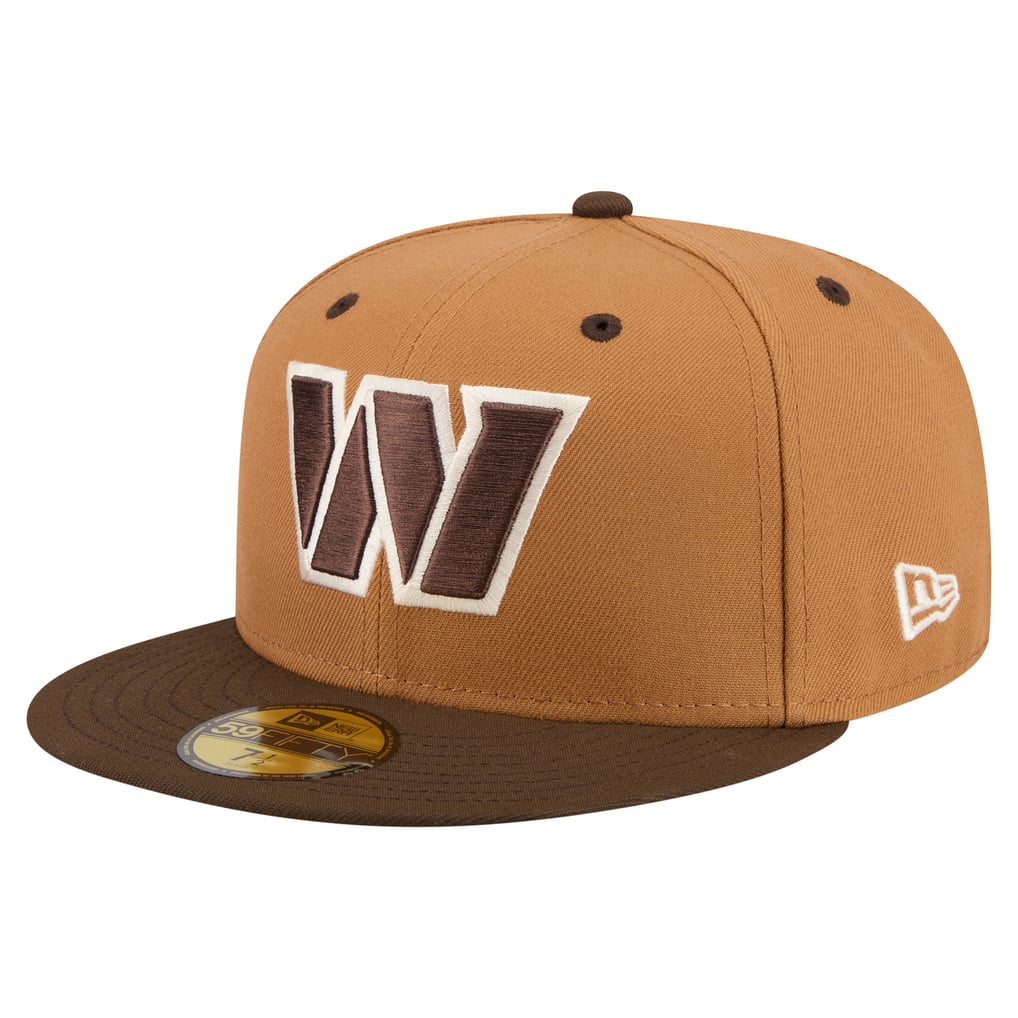 Men's Washington Commanders Light Brown/Dark Brown Two-Tone Walnut 59FIFTY Fitted Hat