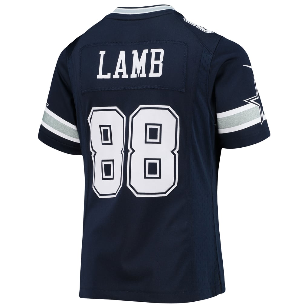 Girls Youth Dallas Cowboys CeeDee Lamb Navy Game Jersey