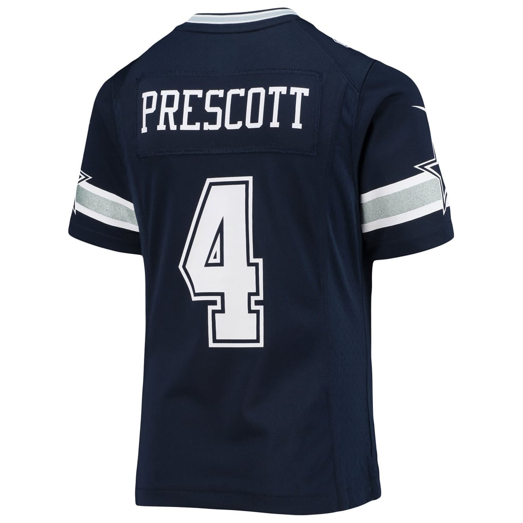 Girls Youth Dallas Cowboys Dak Prescott Navy Team Game Jersey