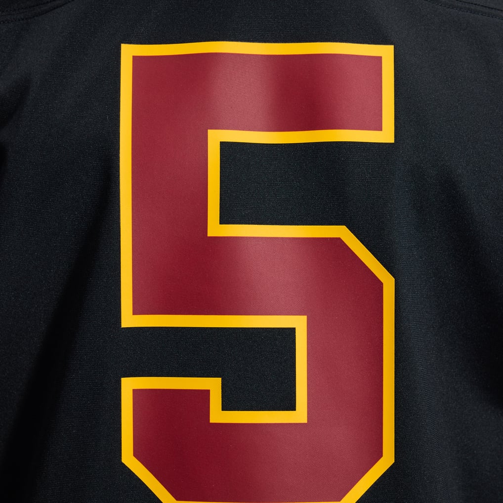 Hail Raiser Men's Washington Commanders Jayden Daniels Black Alternate Game Jersey