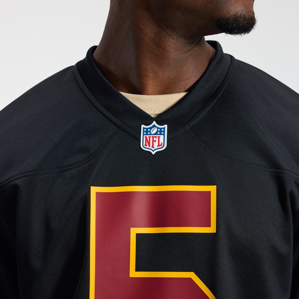 Hail Raiser Men's Washington Commanders Jayden Daniels Black Alternate Game Jersey