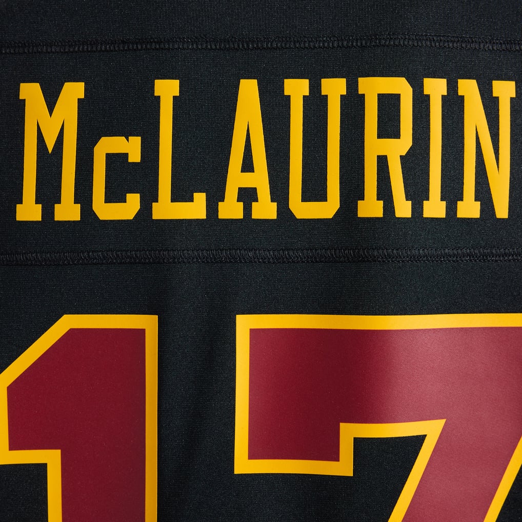 Hail Raiser Men's Washington Commanders Terry McLaurin Black Alternate Game Jersey