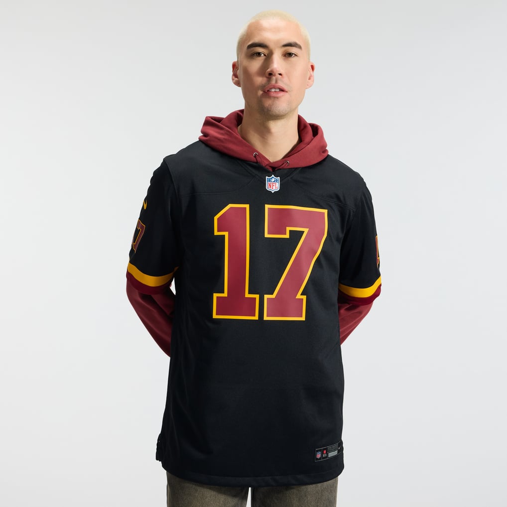 Hail Raiser Men's Washington Commanders Terry McLaurin Black Alternate Game Jersey