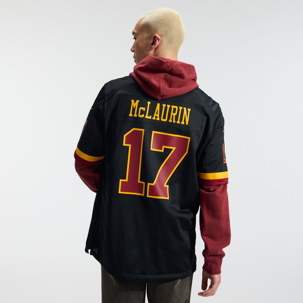 Hail Raiser Men's Washington Commanders Terry McLaurin Black Alternate Game Jersey