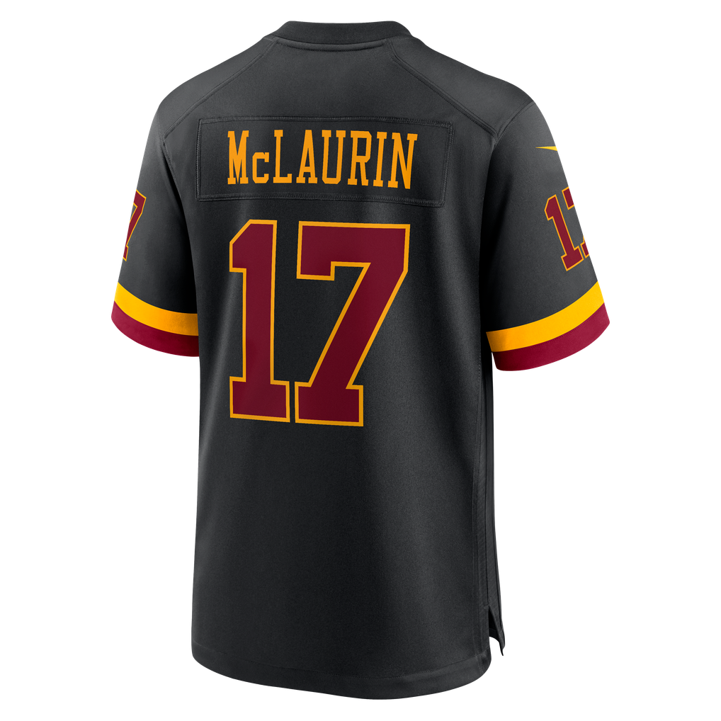 Hail Raiser Men's Washington Commanders Terry McLaurin Black Alternate Game Jersey