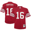 Infant San Francisco 49ers Joe Montana Scarlet 1990 Retired Legacy Jersey