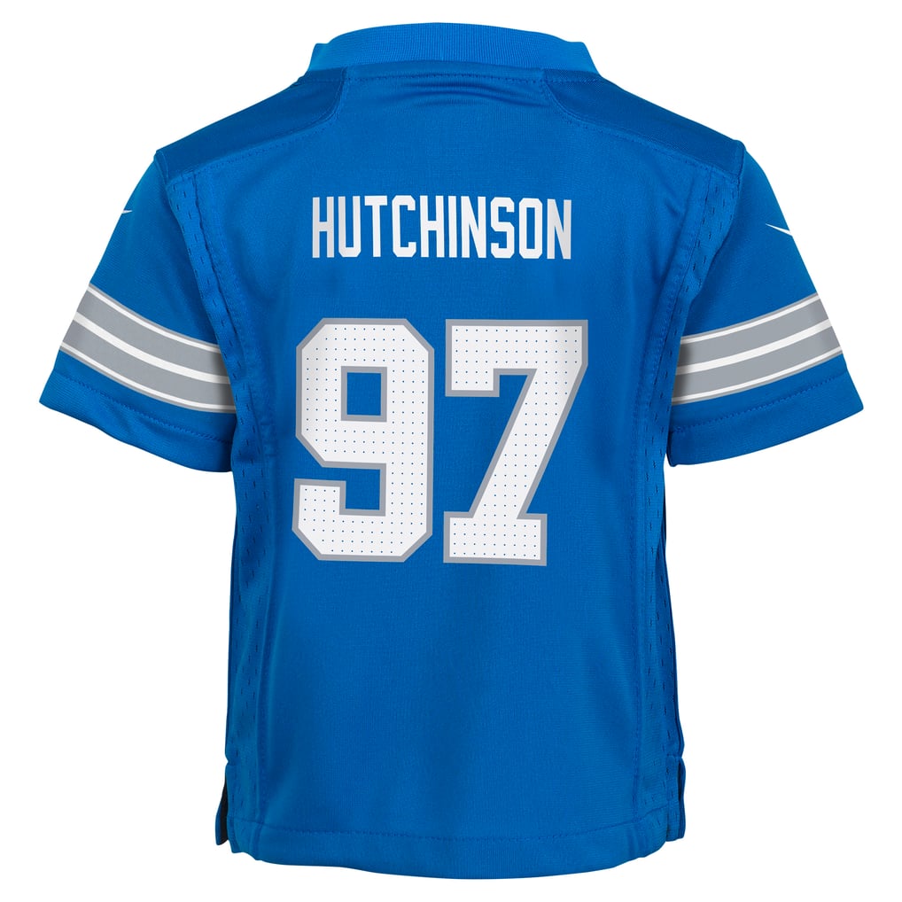 Infant Detroit Lions Aidan Hutchinson Blue Team Player Game Jersey
