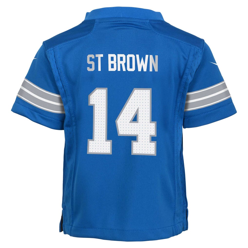 Infant Detroit Lions Amon-Ra St. Brown Blue Team Player Game Jersey