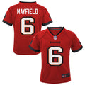 Infant Tampa Bay Buccaneers Baker Mayfield Red Team Player Game Jersey