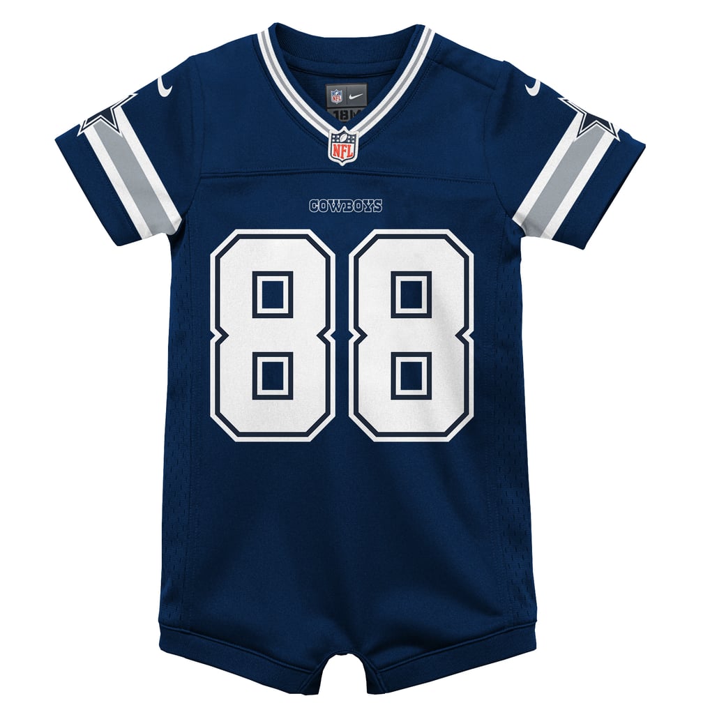 Infant Dallas Cowboys CeeDee Lamb Navy Game Jersey Romper