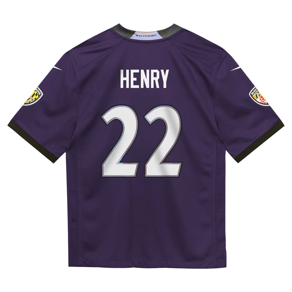 Infant Baltimore Ravens Derrick Henry Purple Team Game Jersey