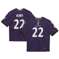 Infant Baltimore Ravens Derrick Henry Purple Team Game Jersey