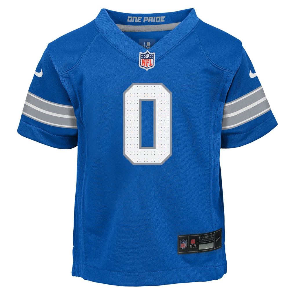 Infant Detroit Lions Jahmyr Gibbs Blue Team Player Game Jersey
