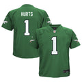 Infant Philadelphia Eagles Jalen Hurts Kelly Green Alternate Player Game Jersey