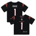 Infant Cincinnati Bengals Ja'Marr Chase Black Team Player Game Jersey