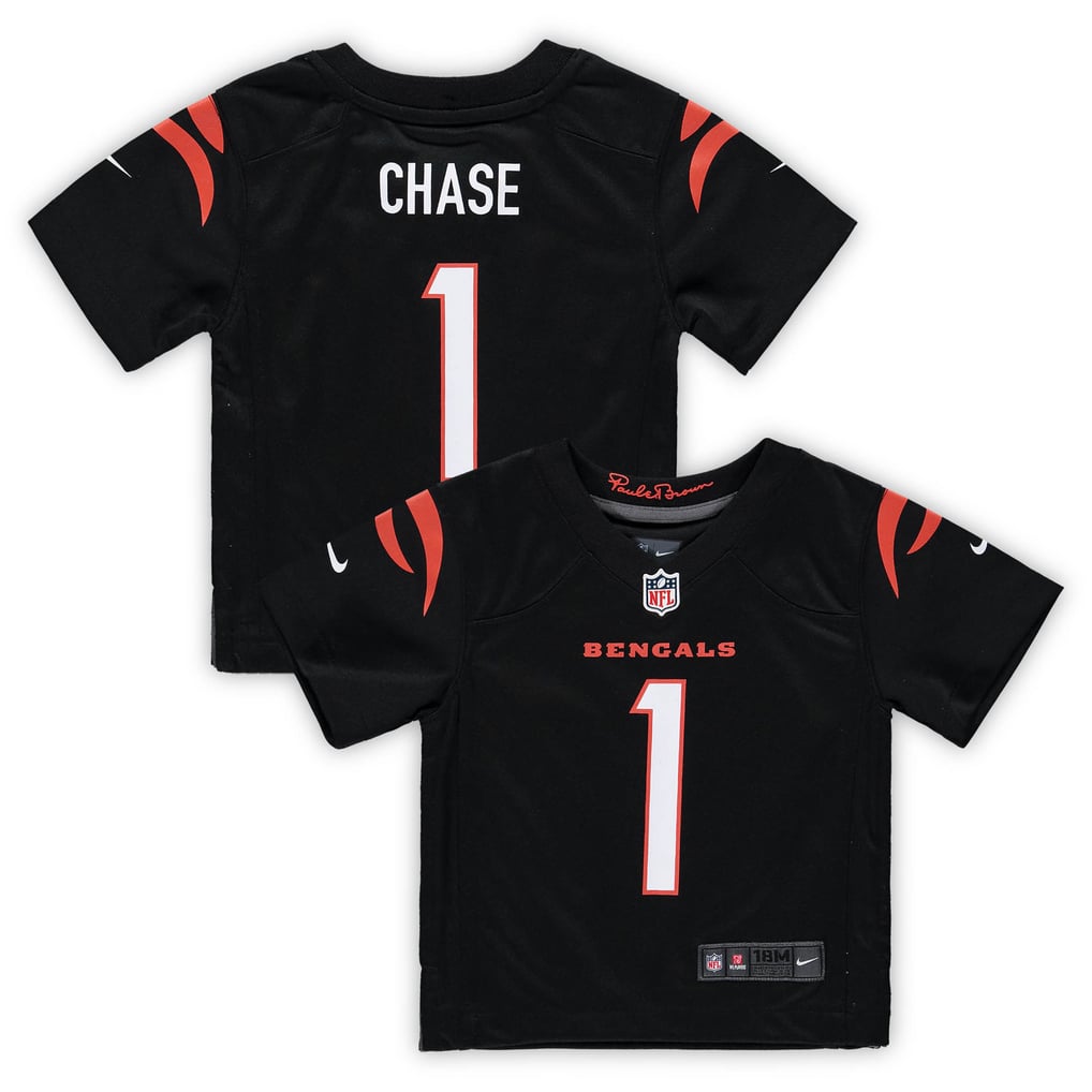 Infant Cincinnati Bengals Ja'Marr Chase Black Team Player Game Jersey