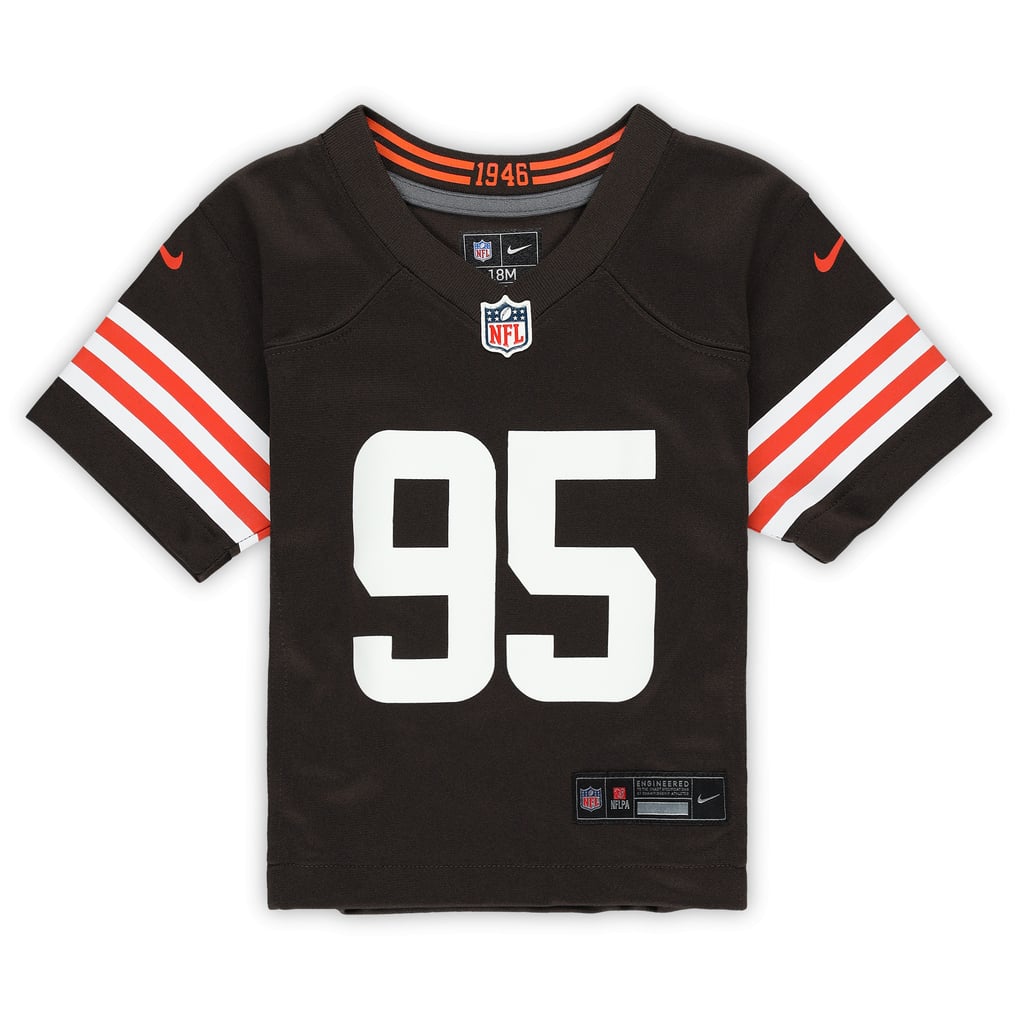 Infant Cleveland Browns Myles Garrett Brown Team Player Game Jersey