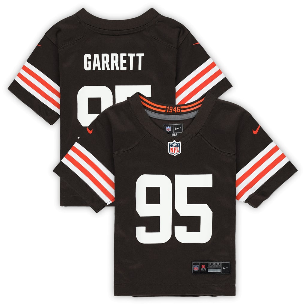 Infant Cleveland Browns Myles Garrett Brown Team Player Game Jersey