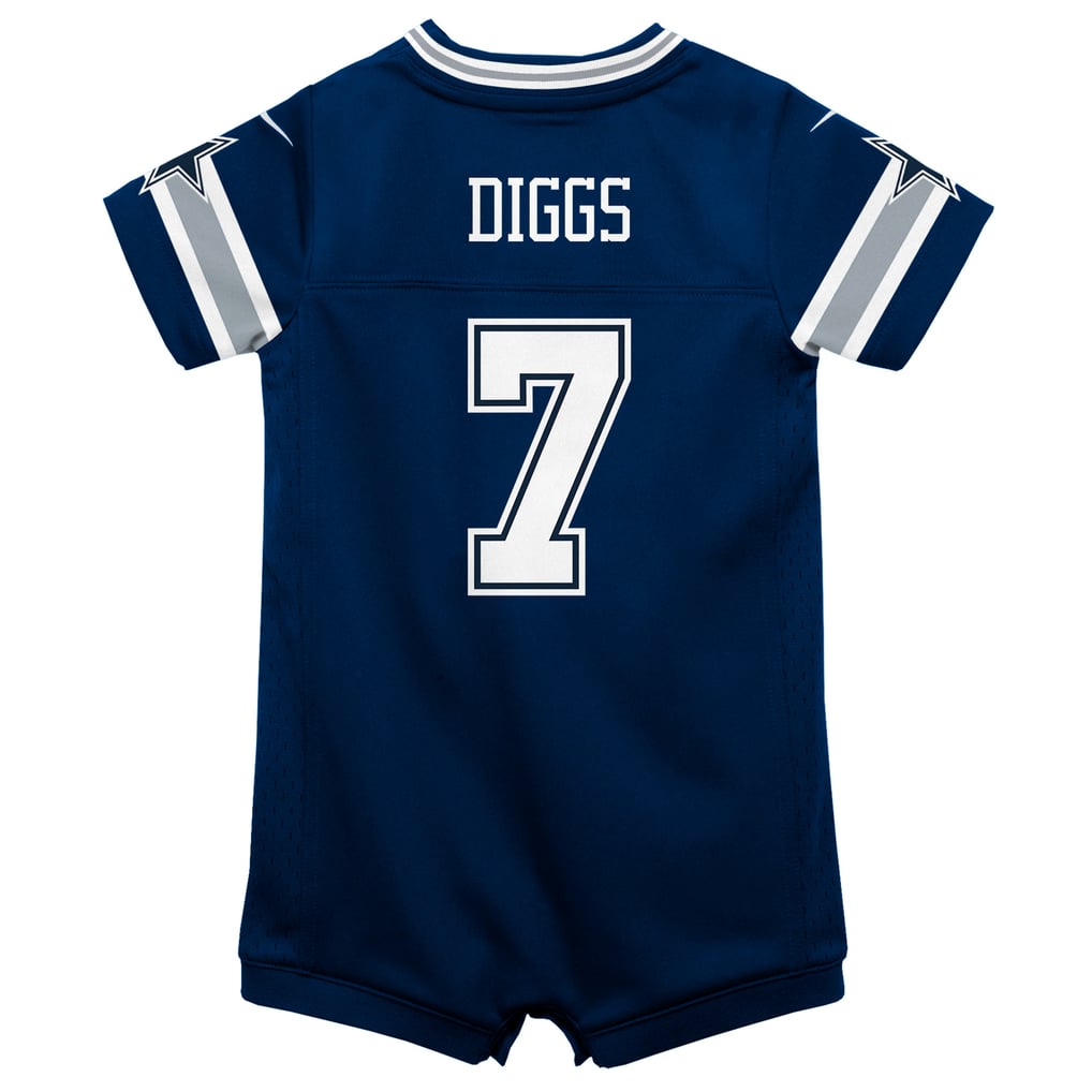 Infant Dallas Cowboys Trevon Diggs Navy Game Romper Jersey