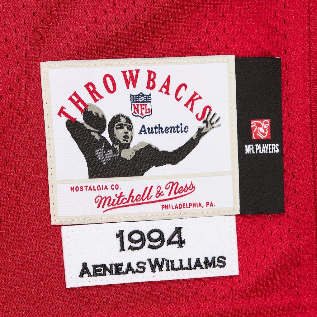Men's Arizona Cardinals 1994 Aeneas Williams Cardinal Authentic Throwback Retired Player Jersey