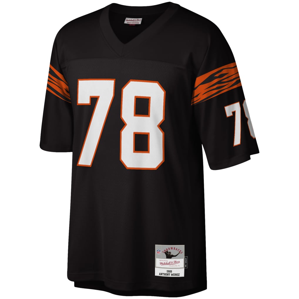 Men's Cincinnati Bengals Anthony Muñoz Black Legacy Replica Jersey