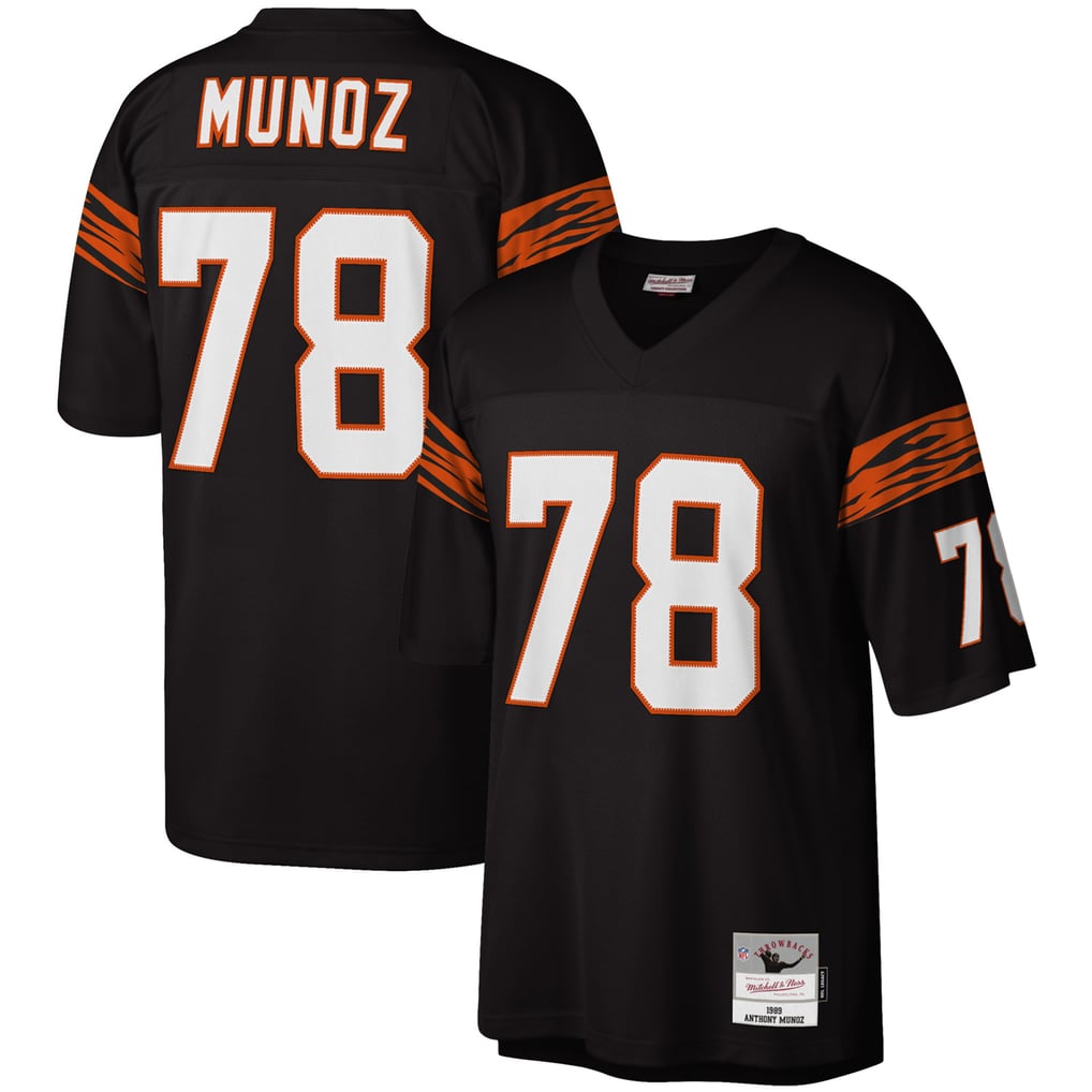 Men's Cincinnati Bengals Anthony Muñoz Black Legacy Replica Jersey