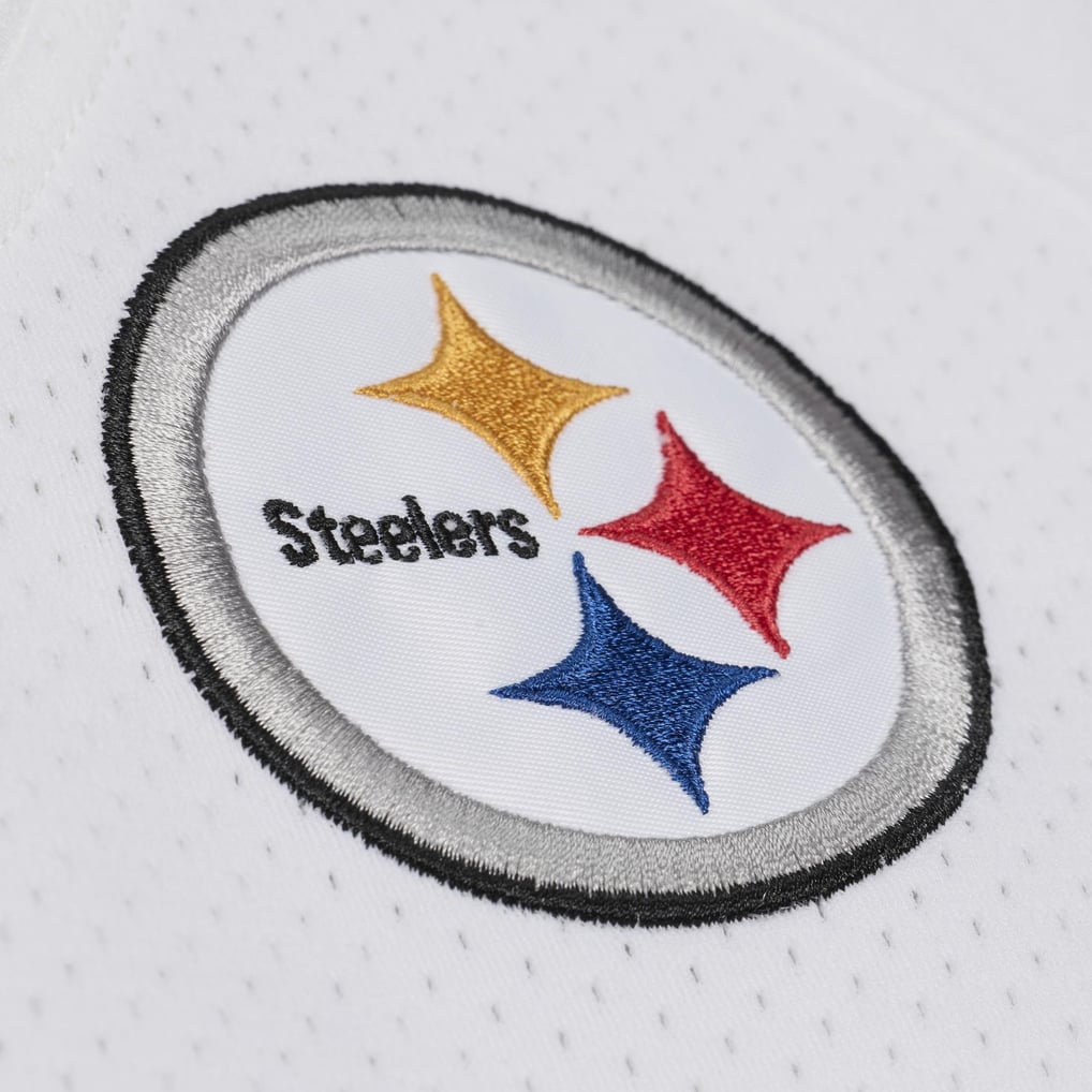 Men's Pittsburgh Steelers Ben Roethlisberger White 2005 Authentic Throwback Jersey