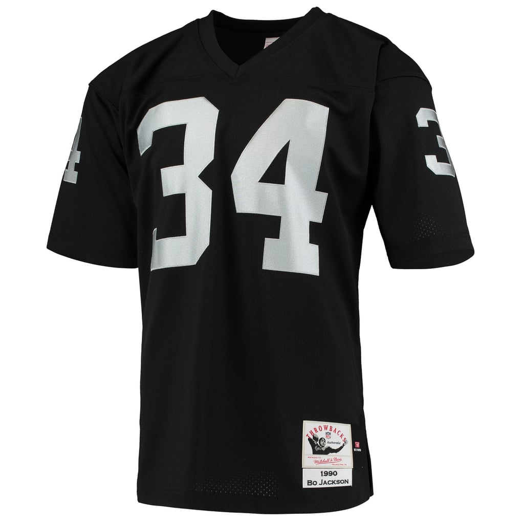 Men's Las Vegas Raiders 1990 Bo Jackson Black Authentic Throwback Retired Player Jersey