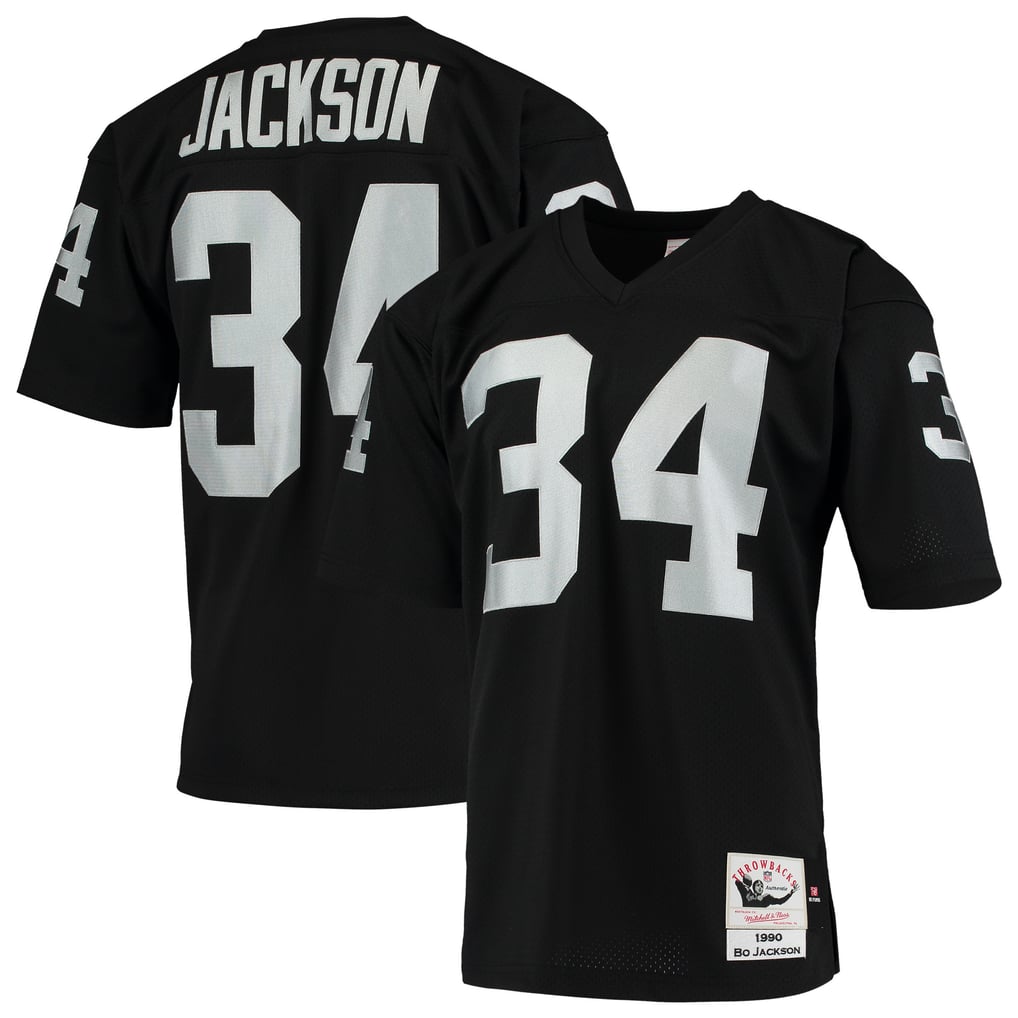 Men's Las Vegas Raiders 1990 Bo Jackson Black Authentic Throwback Retired Player Jersey