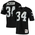 Men's Las Vegas Raiders 1990 Bo Jackson Black Authentic Throwback Retired Player Jersey