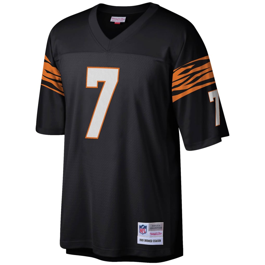 Men's Cincinnati Bengals Boomer Esiason Black Legacy Replica Jersey
