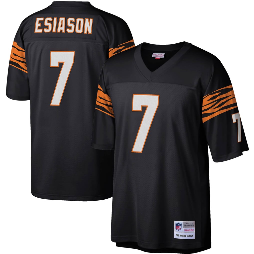 Men's Cincinnati Bengals Boomer Esiason Black Legacy Replica Jersey