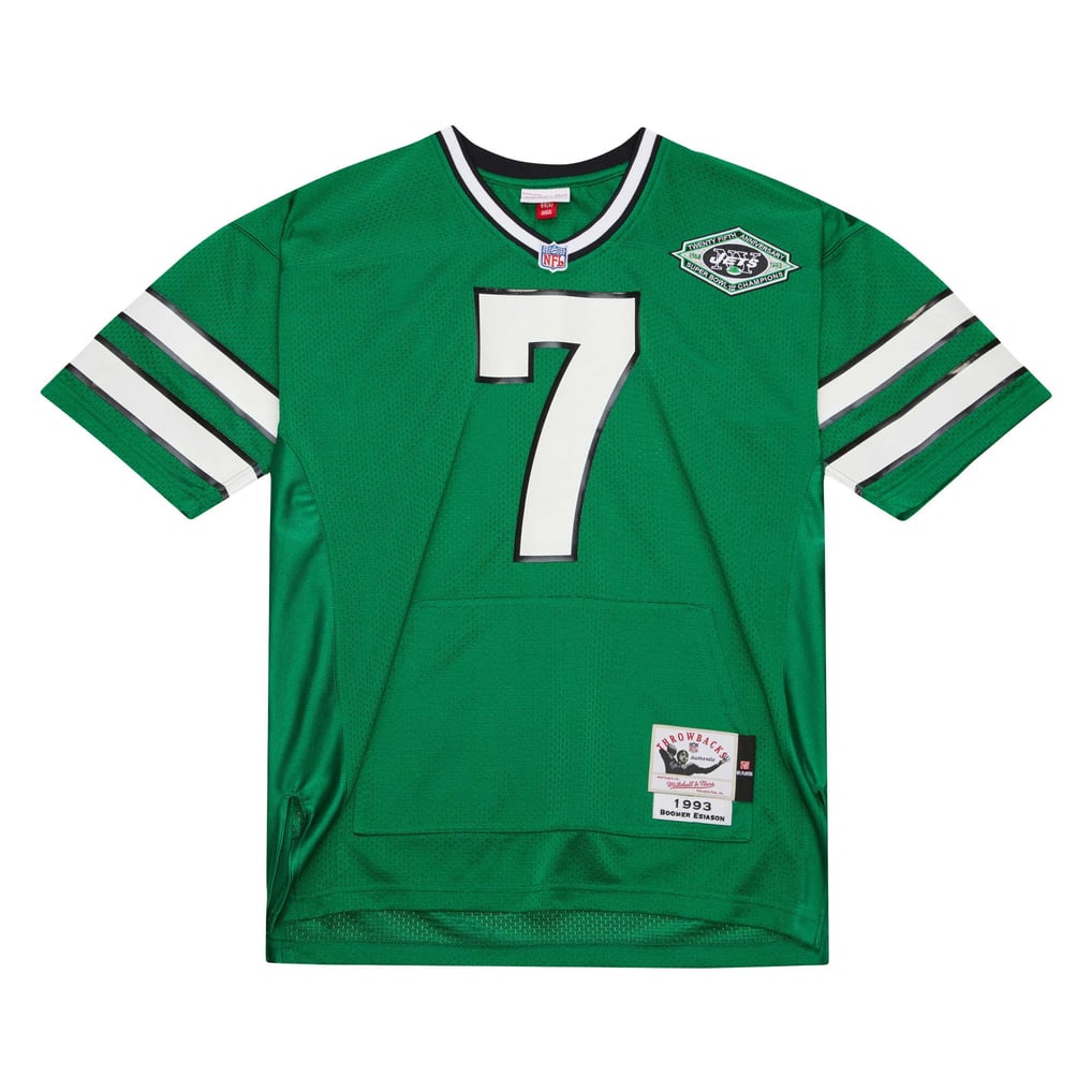 Men's New York Jets Boomer Esiason Kelly Green 1993 Authentic Throwback Retired Player Pocket Jersey