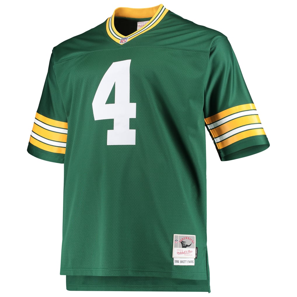 Men's Green Bay Packers Brett Favre Green Big & Tall 1996 Retired Player Replica Jersey