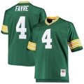 Men's Green Bay Packers Brett Favre Green Big & Tall 1996 Retired Player Replica Jersey