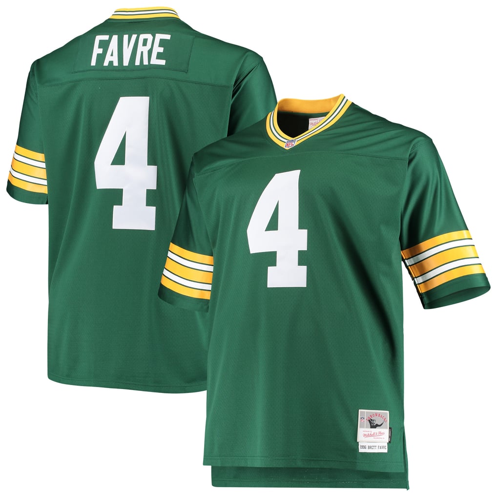 Men's Green Bay Packers Brett Favre Green Big & Tall 1996 Retired Player Replica Jersey
