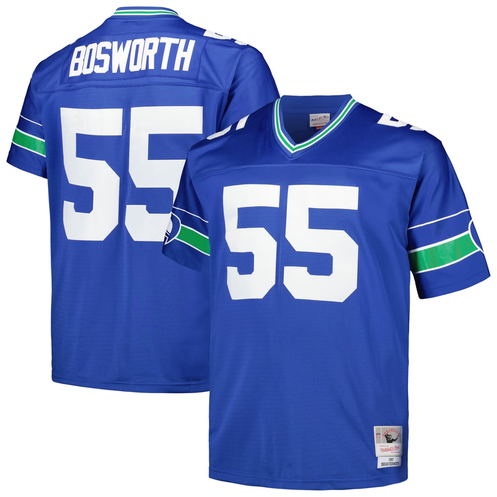 Men's Seattle Seahawks Brian Bosworth Royal Big & Tall 1987 Legacy Retired Player Jersey