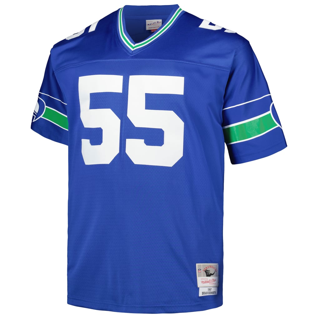 Men's Seattle Seahawks Brian Bosworth Royal Big & Tall 1987 Legacy Retired Player Jersey