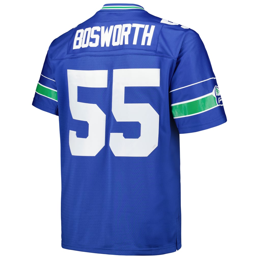 Men's Seattle Seahawks Brian Bosworth Royal Big & Tall 1987 Legacy Retired Player Jersey