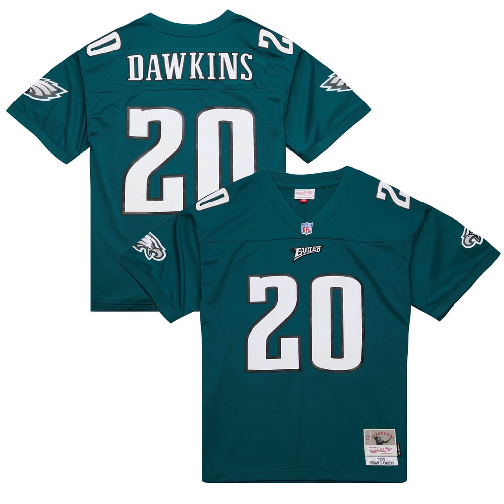 Men's Philadelphia Eagles Brian Dawkins Green Legacy Replica Jersey