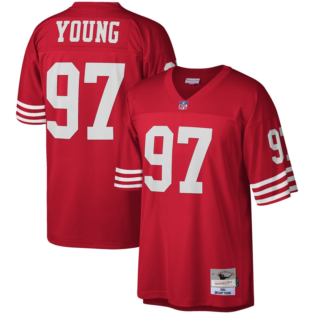 Men's San Francisco 49ers Bryant Young Scarlet Legacy Replica Jersey