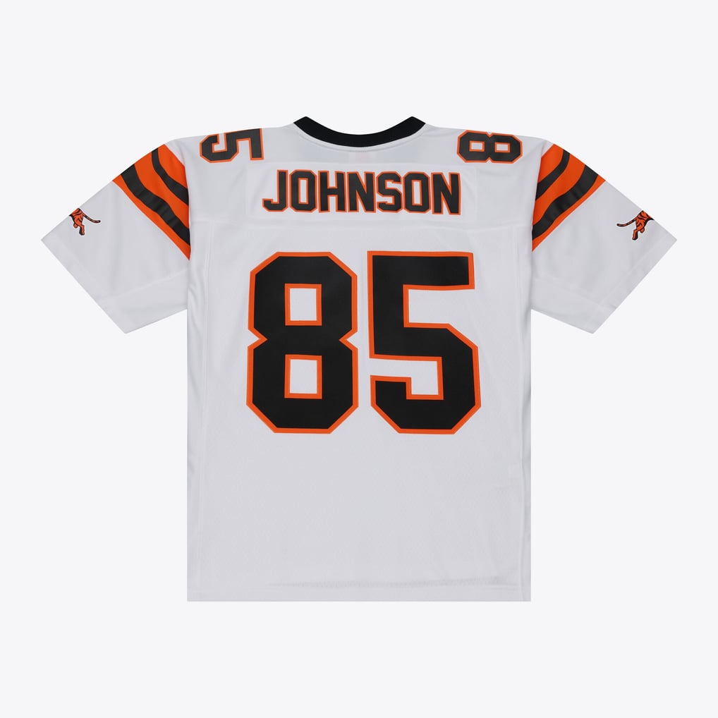 Men's Cincinnati Bengals Chad Johnson White 2001 Legacy Replica Player Jersey