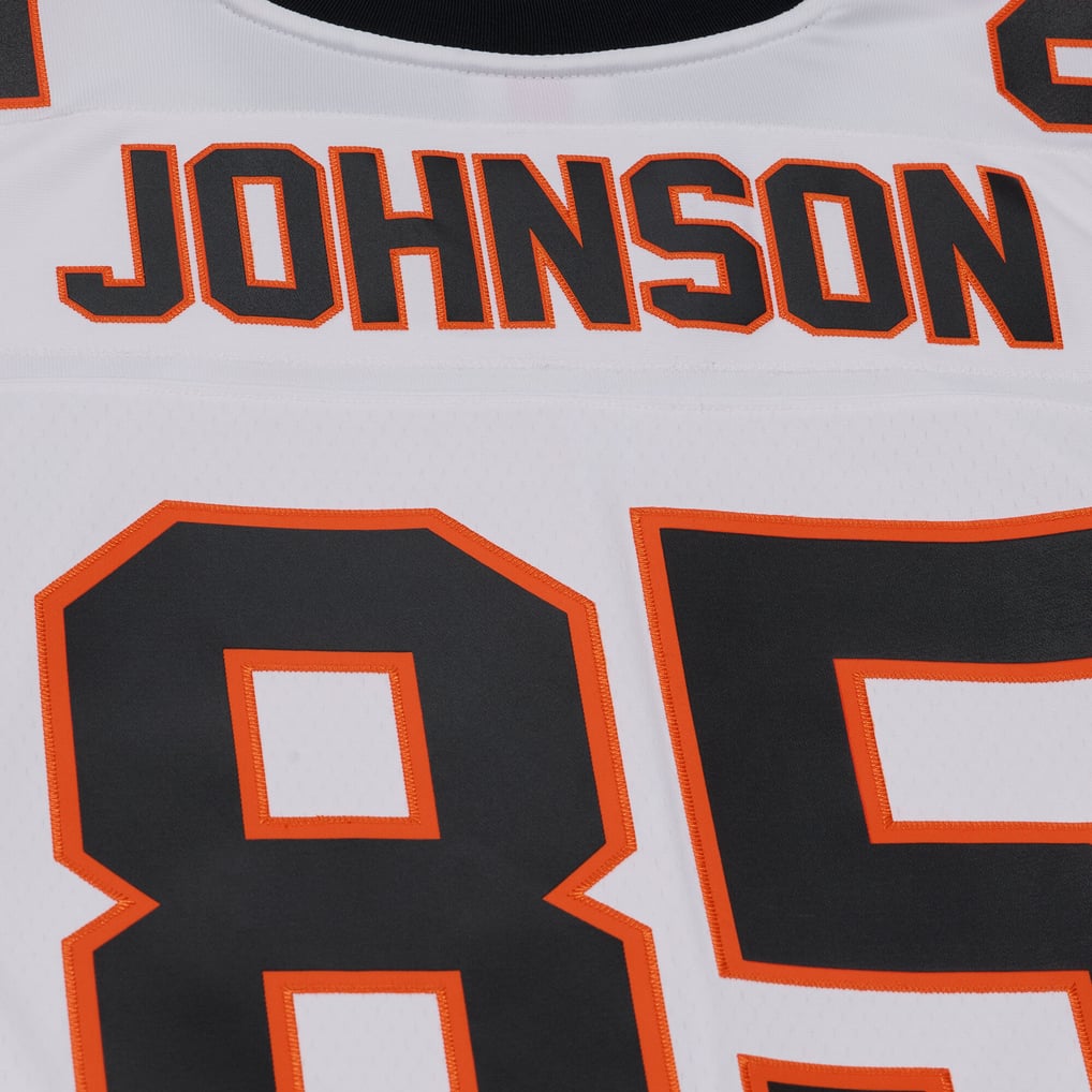 Men's Cincinnati Bengals Chad Johnson White 2001 Legacy Replica Player Jersey