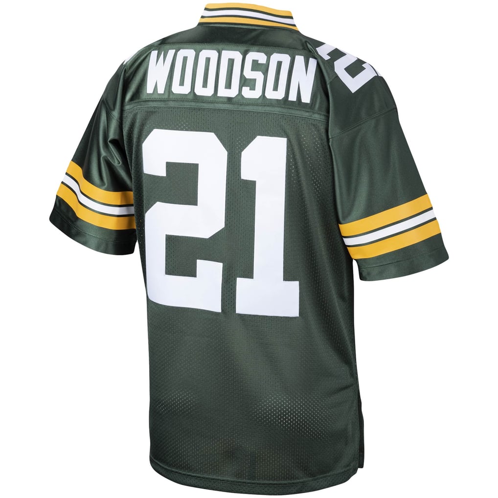 Men's Green Bay Packers 2010 Charles Woodson Green Authentic Throwback Retired Player Jersey