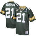Men's Green Bay Packers 2010 Charles Woodson Green Authentic Throwback Retired Player Jersey