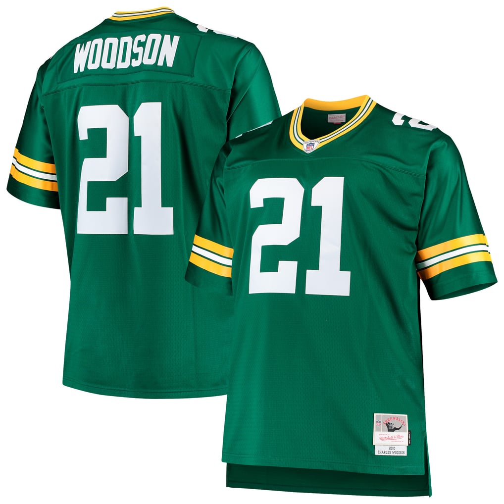 Men's Green Bay Packers Charles Woodson Green Big & Tall 2010 Retired Player Replica Jersey