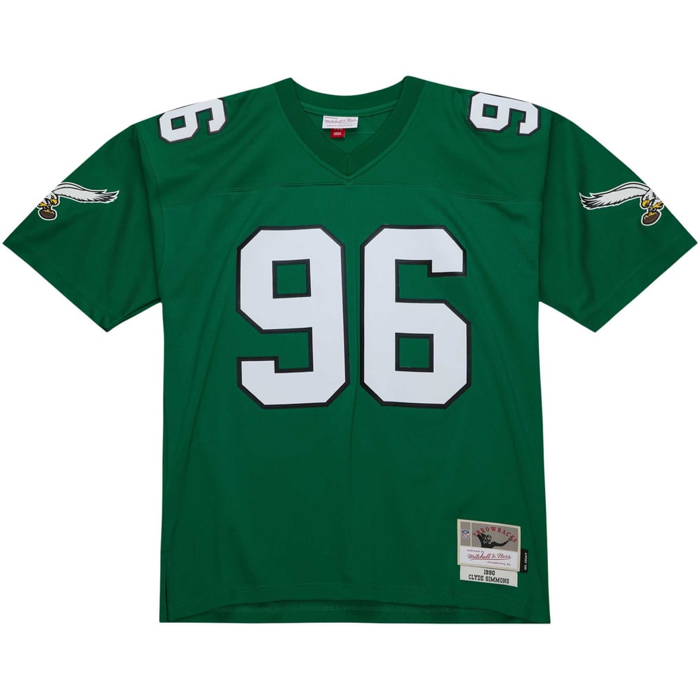 Men's Philadelphia Eagles Clyde Simmons Kelly Green Legacy Replica Jersey