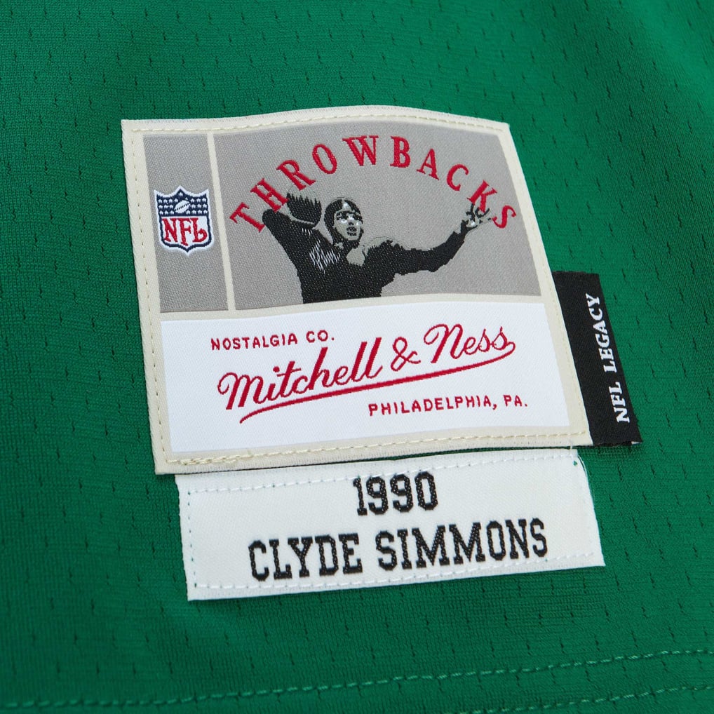 Men's Philadelphia Eagles Clyde Simmons Kelly Green Legacy Replica Jersey